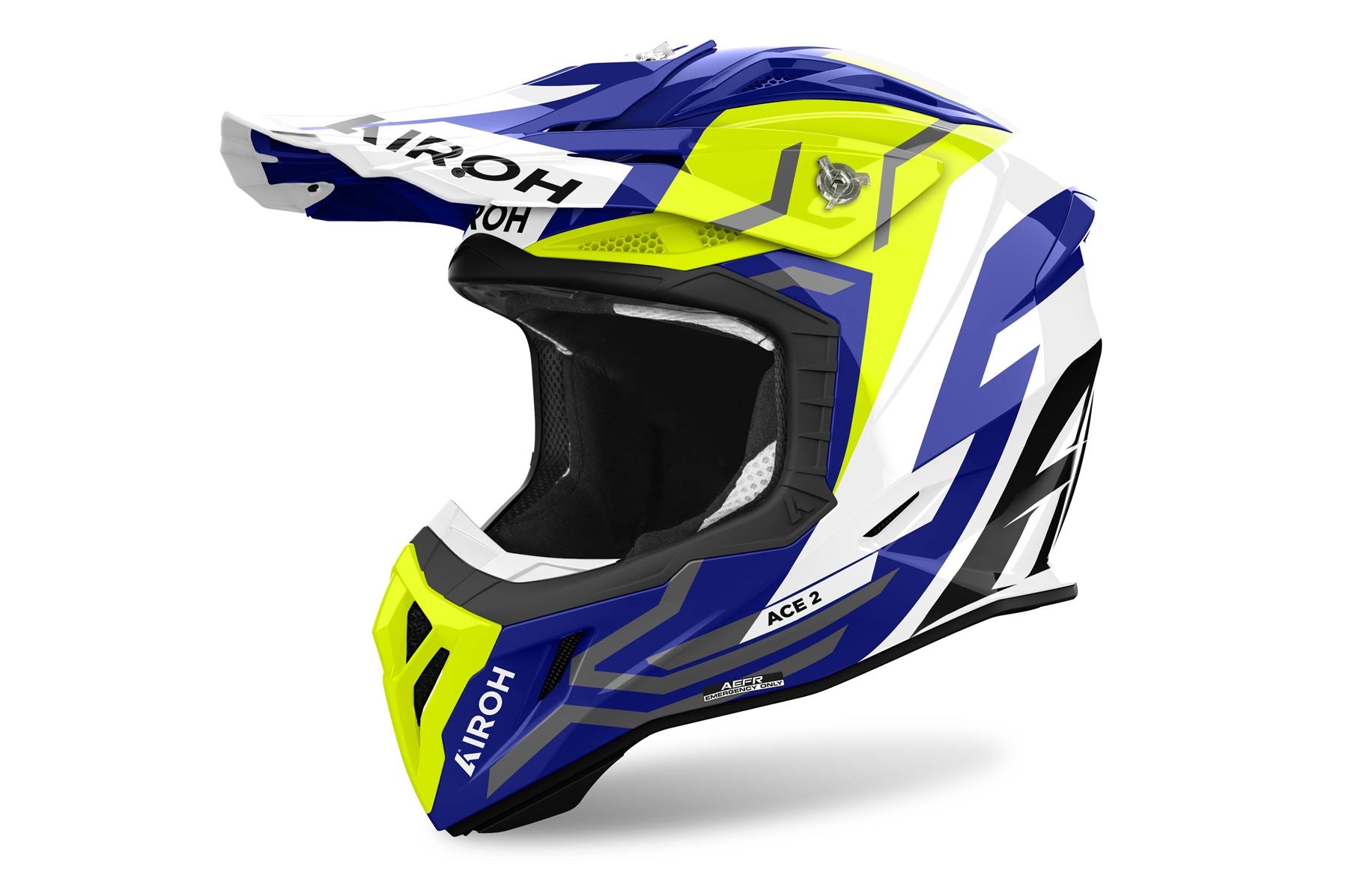 Airoh Helmet 2024 Aviator Ace 2 Ground Yellow Gloss Composite Carbon